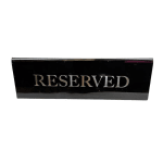 Table Reserved Sign, Acrylic